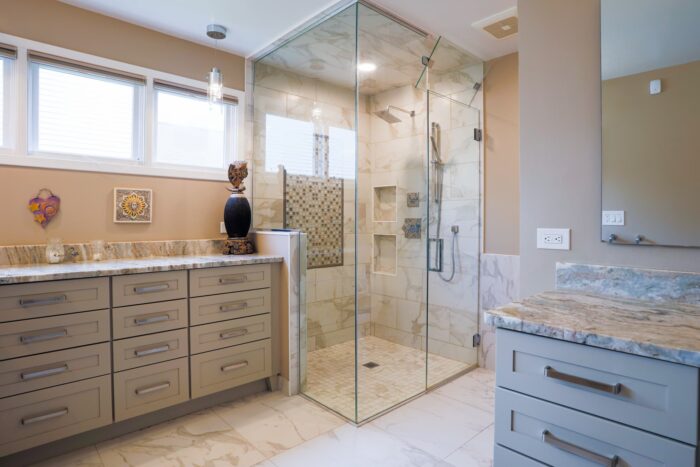 West Bloomfield Bathroom Remodeler large master bathroom remodel
