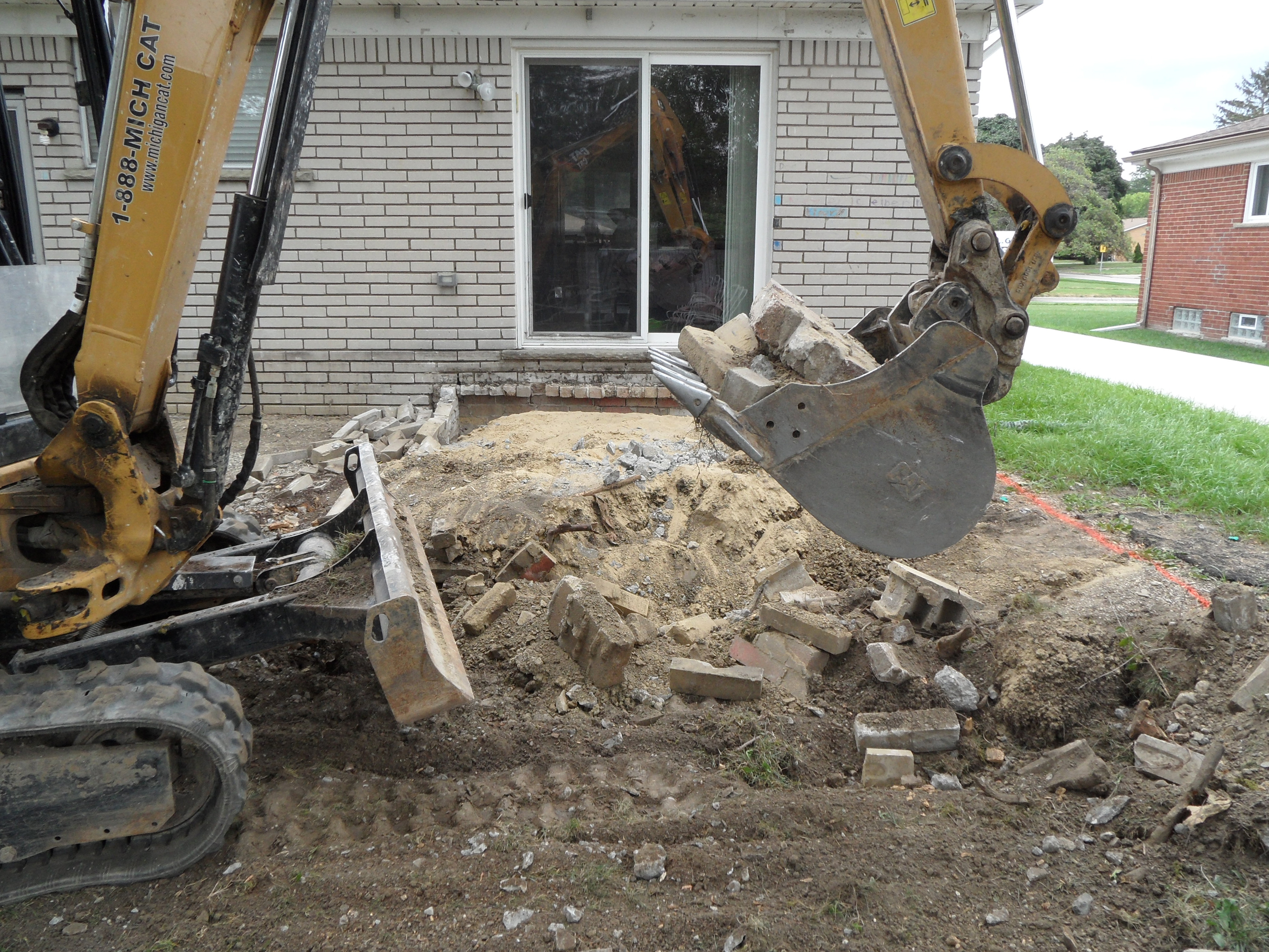 New Addition Remodel Excavation